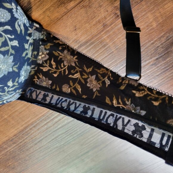 Lucky Brand Navy Blue Floral Bra - Picture 4 of 8